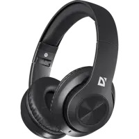 Bluetooth гарнітура DEFENDER FreeMotion B552 BT5.4 MicroSD, AUX jack, Type-C 200 мАг чорна), мініатюра зображення № 3