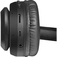 Bluetooth гарнітура DEFENDER FreeMotion B552 BT5.4 MicroSD, AUX jack, Type-C 200 мАг чорна), мініатюра зображення № 7