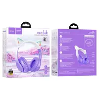 Bluetooth гарнітура Hoco W42 Bluetooth V5.3 вишневий), мініатюра зображення № 3
