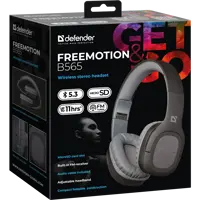 Bluetooth навушники DEFENDER FreeMotion B565 сірі), мініатюра зображення № 3