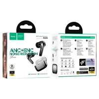 Bluetooth Навушники HOCO EQ16 Shine TWS, ANC+ENC, BT5.3, 7hours Black Glaze), мініатюра зображення № 4