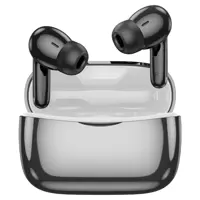 Bluetooth Навушники HOCO EQ16 Shine TWS, ANC+ENC, BT5.3, 7hours Black Glaze), мініатюра зображення № 6