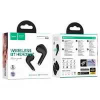 Bluetooth навушники HOCO EQ1 Bluetooth V5.3 TWS чорні), мініатюра зображення № 6