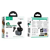 Bluetooth навушники HOCO EQ27 TWS Fun ANC+ENC APP metal gray), мініатюра зображення № 2