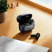 Bluetooth навушники HOCO EQ27 TWS Fun ANC+ENC APP metal gray), мініатюра зображення № 3