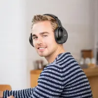 Bluetooth Навушники Hoco W33 TWS, BT5.0, AUX, до 10 годин, Чорні), мініатюра зображення № 7