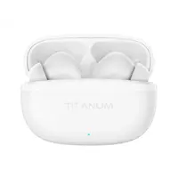 Bluetooth навушники TITANUM TW373 TWS, AirDots White), мініатюра зображення № 4
