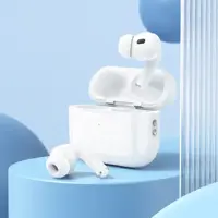 bluetooth навушники TWS  HOCO EW51 True ws ANC noise reduction BT headset White), мініатюра зображення № 5