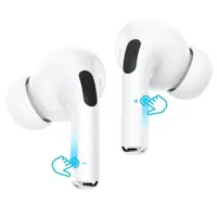 bluetooth навушники TWS  HOCO EW51 True ws ANC noise reduction BT headset White), мініатюра зображення № 6