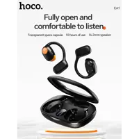 bluetooth навушники TWS HOCO EA1 Spectrum TWS, BT5.3, до 10 годин чорні), мініатюра зображення № 9