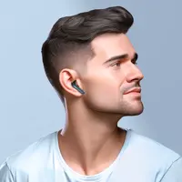 bluetooth навушники TWS HOCO EQ5 ANC+ENC чорні), мініатюра зображення № 5