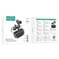 bluetooth навушники TWS HOCO EW22 Cantante ENC шумозаглушення чорні), мініатюра зображення № 4