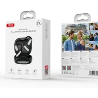 Bluetooth навушники TWS XO G37 BT5.4 Leather Patter Al Translate OWS Headset чорні, з ШІ перекладачем), мініатюра зображення № 10