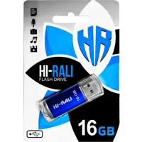 флеш-драйв Hi-Rali 16GB Rocket синій), мініатюра зображення № 1