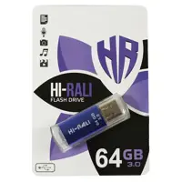 флеш-драйв Hi-Rali 64GB Rocket синій), мініатюра зображення № 1