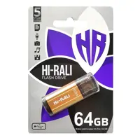флешка Hi-Rali 64GB Stark золото), мініатюра зображення № 2