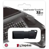 флеш-драйв KINGSTON DataTraveler Exodia M 32Gb USB 3.2 Black+Black