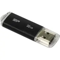 флеш-драйв SILICON POWER Ultima U02 32GB Black usb2.0), мініатюра зображення № 1