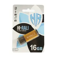 флешка Hi-Rali 16GB Stark золото), мініатюра зображення № 3