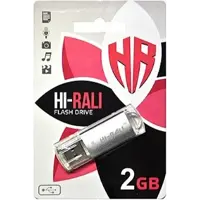 флешка Hi-Rali 2GB Rocket срібло), мініатюра зображення № 1