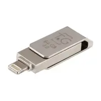 флешка T&G 008 64GB USB+lightning 3.0 металева), мініатюра зображення № 1