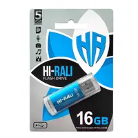 флешка Hi-Rali 16GB Rocket синій), мініатюра зображення № 3