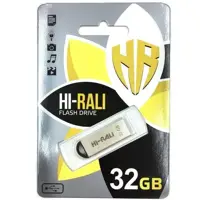 Флешка Hi-Rali 32GB Fit срібло), мініатюра зображення № 2