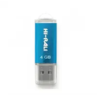 флешка Hi-Rali 4GB Rocket синій), мініатюра зображення № 2