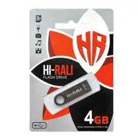 флешка Hi-Rali 4GB Shuttle чорний), мініатюра зображення № 2