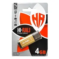 флешка Hi-Rali 4GB Stark gold), мініатюра зображення № 2