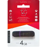 флешка T&G 012 4GB Jet чорна), мініатюра зображення № 2