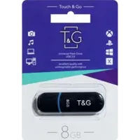 флешка T&G 012 8GB Jet чорна), мініатюра зображення № 4