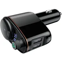 FM-Модулятор BASEUS S-06 Car Bluetooth4.2 2USB MP3 Player CCHC000001), мініатюра зображення № 3