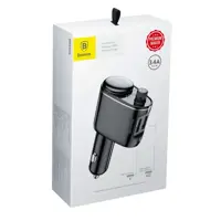 FM-Модулятор BASEUS S-06 Car Bluetooth4.2 2USB MP3 Player CCHC000001), мініатюра зображення № 7