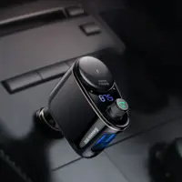 FM-Модулятор BASEUS S-06 Car Bluetooth4.2 2USB MP3 Player CCHC000001), мініатюра зображення № 8