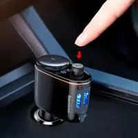 FM-Модулятор BASEUS S-06 Car Bluetooth4.2 2USB MP3 Player CCHC000001), мініатюра зображення № 9