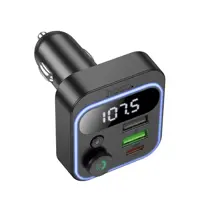 FM-модулятор HOCO E85 BT5.4 PD20W QC3.0 2USB Type-C), мініатюра зображення № 6