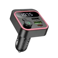 FM-модулятор HOCO E85 BT5.4 PD20W QC3.0 2USB Type-C), мініатюра зображення № 8