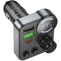 FM-модулятор Hoco E86, PD30W, QC3.0, BT5.4), мініатюра зображення № 7