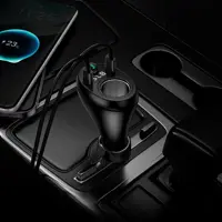FM-модулятор HOCO E88 bluetooth 2USB 1Type-C, PD20W, QC 3.0, додаткове гніздо прикурювача), мініатюра зображення № 4