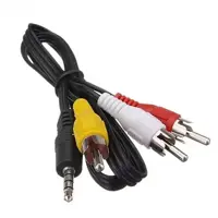 Кабель AUX jack - 3RCA 1.5м (jack на 3 тюльпана)), мініатюра зображення № 4