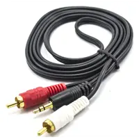 Кабель AUX jack to 2RCA 3м (2 тюльпана-jack)), мініатюра зображення № 2