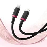 Кабель Baseus Type-C to Lightning Dura PD20W 1m Black-Red P10377800U01-01), мініатюра зображення № 3