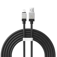 Кабель Baseus USB to Lightning CoolPlay 2,4A 2m Black CAKW000501), мініатюра зображення № 10