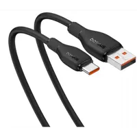 Кабель Baseus USB to Type-C Pudding Series PD100W 2m Black P10355703111-01 ), мініатюра зображення № 7