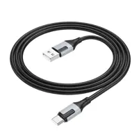 Кабель BOROFONE BX101 USB to Type-C data 3A 1m чорний), мініатюра зображення № 2