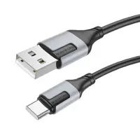 Кабель BOROFONE BX101 USB to Type-C data 3A 1m чорний), мініатюра зображення № 3