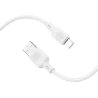 Кабель BOROFONE BX113 USB - Lightning iPhone 2.4A 1m білий), мініатюра зображення № 4