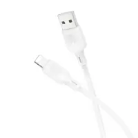 Кабель BOROFONE BX113 USB - Lightning iPhone 2.4A 1m білий), мініатюра зображення № 2