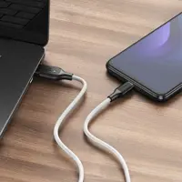 Кабель BOROFONE BX42 USB to Type-C silicone 3A 1m білий), мініатюра зображення № 5